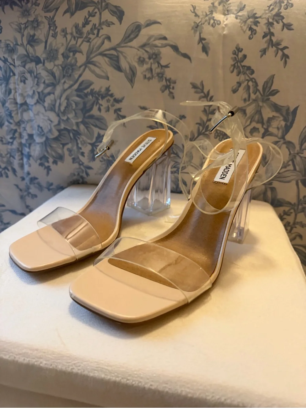 Steve Madden Clear Heels
